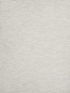 Nourison Positano Indoor/Outdoor Light Grey 10' x 14' Area Rug, Easy Cleaning, Non Shedding, Bed Room, Living Room, Dining Room, Backyard, Deck, Patio (10x14)