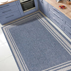 Keen Home Design Terrace Outdoor Area Rug - 5x8 Washable Indoor/Outdoor Rug for Patio, Kitchen, Balcony, Beach, Garden, Deck and Porch, Size: 5'3"x7'7"