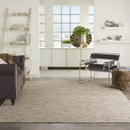 Nourison Positano Indoor-Outdoor Beige 4' x 6' Area Rug, Easy Cleaning, Non Shedding, Bed Room, Living Room, Dining Room, Backyard, Deck, Patio (4x6)