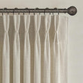 Warm Beige Light Filtering Extra Short Kitchen Window Curtains 45 Inch Length 2 by PleatedDrapes
