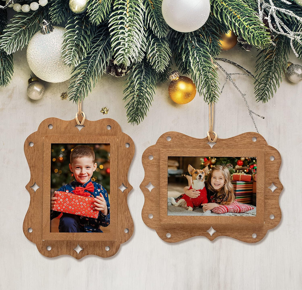 Wood Rectangle 2" x 3" Photo Ornaments - Pack of 100