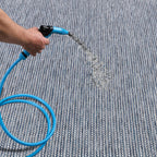 Keen Home Design Terrace Outdoor Area Rug - 4x6 Washable Indoor/Outdoor Rug for Patio, Kitchen, Balcony, Beach, Garden, Deck and Porch, Size: 3'10"x5'7"