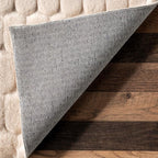 nuLOOM Nia Beige Geometric Washable Area Rug - Image 4