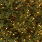 National Tree Company 'Feel Real' Pre-lit Artificial Christmas Tree | Includes Pre-strung White Lights and Stand | Jersey Fraser Fir Medium - 7.5 ft