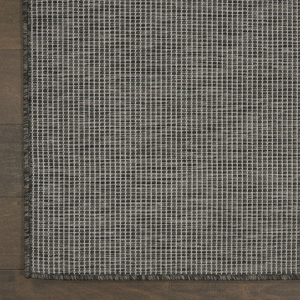 Nourison Home Positano 8' Runner Charcoal Fabric Modern Area Rug (8' Runner)