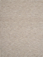 Nourison Home Positano 6' x 9' Beige Fabric Modern Indoor/Outdoor Area Rug