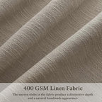 Pinch Pleated Burlywood Birch Semi Sheer Curtains 86 Inches Long 2 Panels | - Image 3