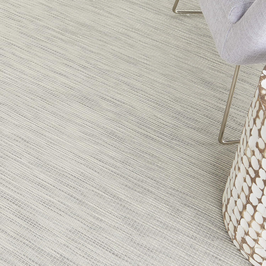 Nourison Positano Indoor/Outdoor Light Grey 6' x Round Area Rug, Easy Cleaning, Non Shedding, Bed Room, Living Room, Dining Room, Backyard, Deck, Patio (6 Round)