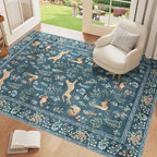 DUKINO 3x5 Rug, Washable Animal Area Rug - Image 3