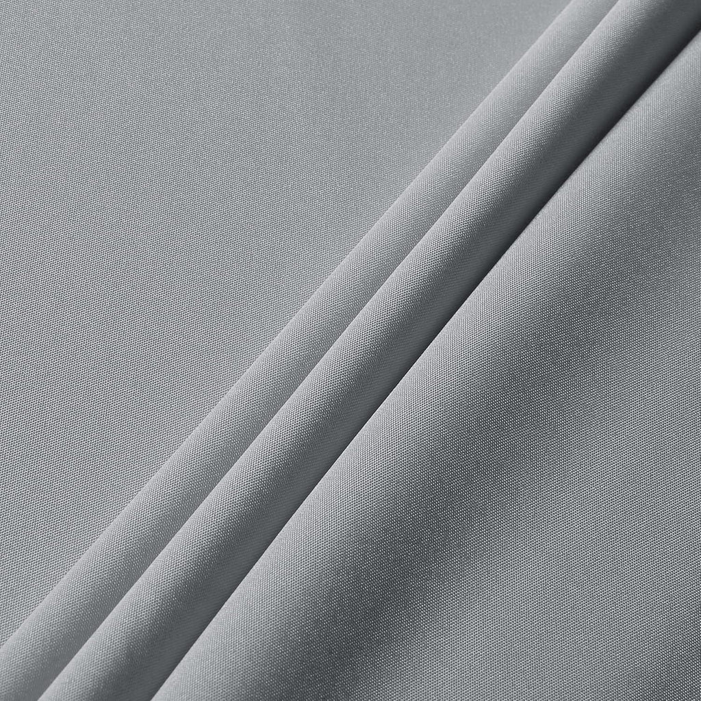 sancua Rectangle Tablecloth - 70 x 108 Inch - Stain and Wrinkle Resistant Washable Polyester Table Cloth, Decorative Fabric Table Cover for Dining Tables, Buffet Parties and Camping, Silver Grey