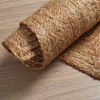 Hausattire Jute Braided Area Rug, 2x3 ft | 100% natural jute, hand woven - Image 9