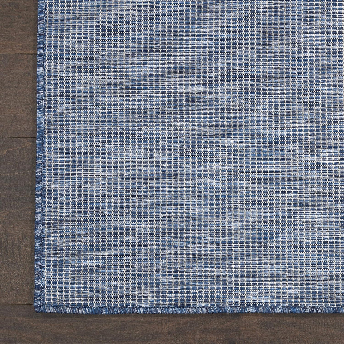 Nourison Positano Indoor/Outdoor Navy Blue 2'2" x 12' Area Rug, Easy Cleaning, Non Shedding, Bed Room, Living Room, Dining Room, Backyard, Deck, Patio (2x12)