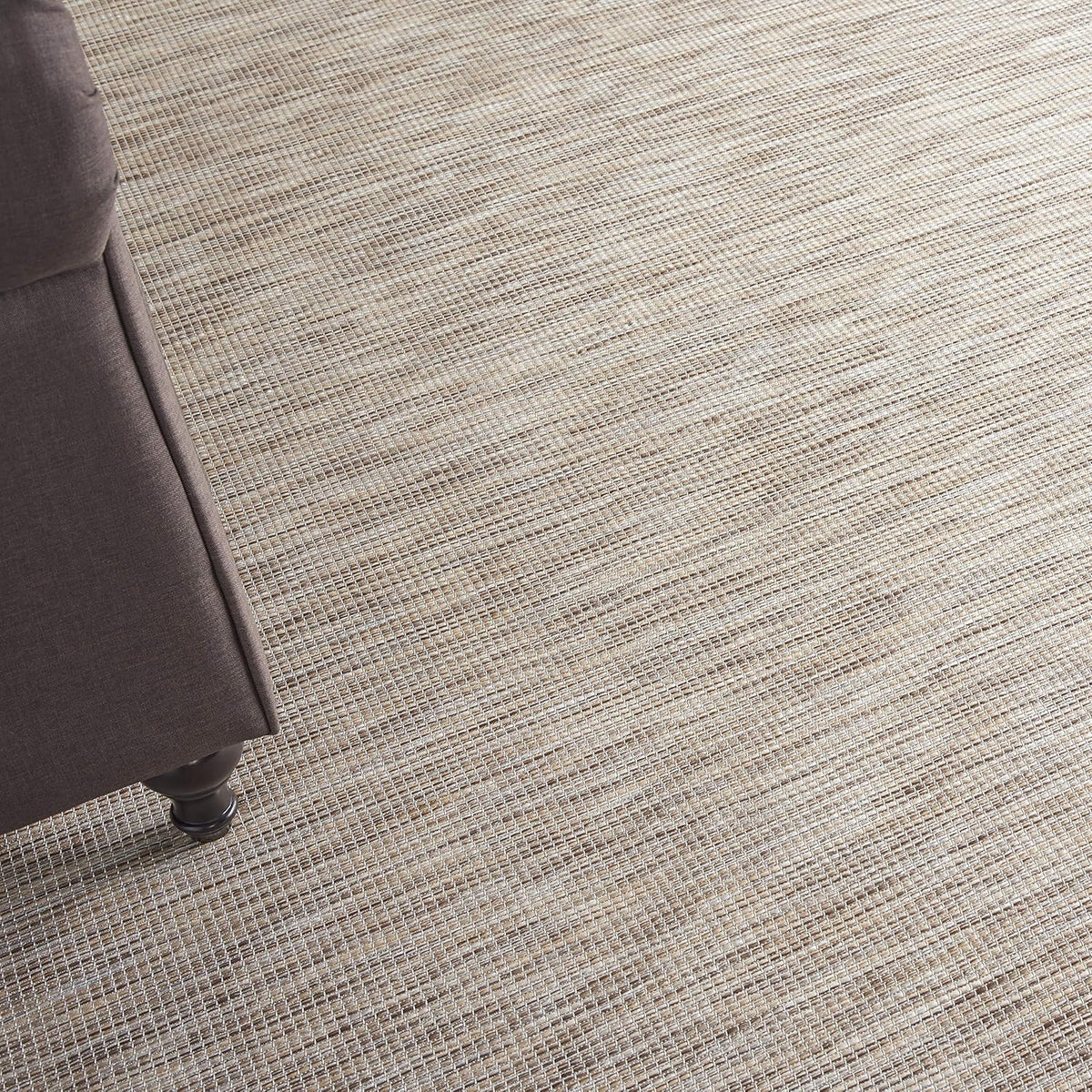 Nourison Positano Indoor-Outdoor Beige 4' x 6' Area Rug, Easy Cleaning, Non Shedding, Bed Room, Living Room, Dining Room, Backyard, Deck, Patio (4x6)